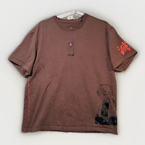 RawGear Demon Slayer Brown T-shirt Men's  size L Anime Manga Zenitsu Agatsuma